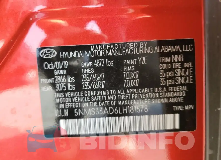 5NMS33AD6LH181578 Photo# 13