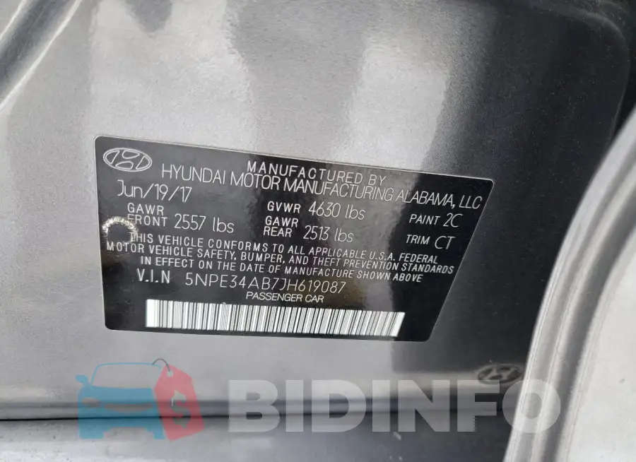 5NPE34AB7JH619087 Photo# 12