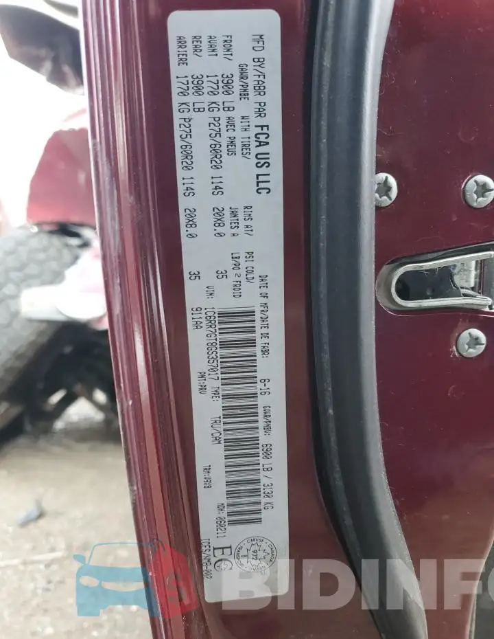 1C6RR7GT8GS357017 Photo# 12