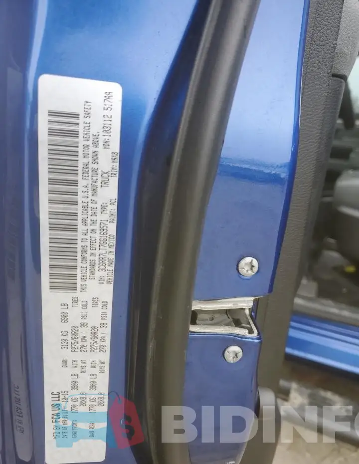 3C6RR7LT7GG169571 Photo# 12