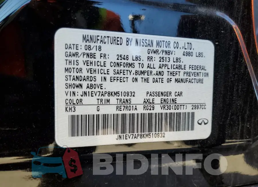JN1EV7AP8KM510932 Photo# 12
