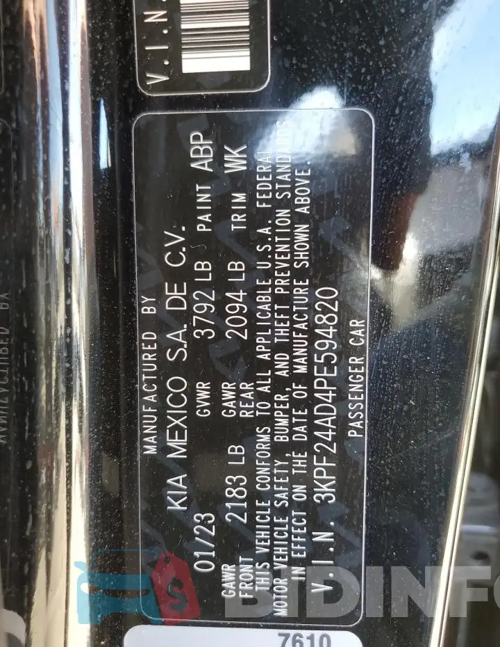 3KPF24AD4PE594820 Photo# 13