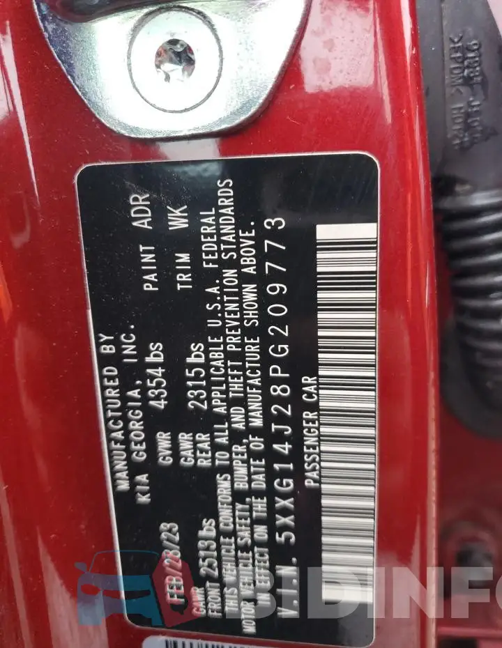 5XXG14J28PG209773 Photo# 12