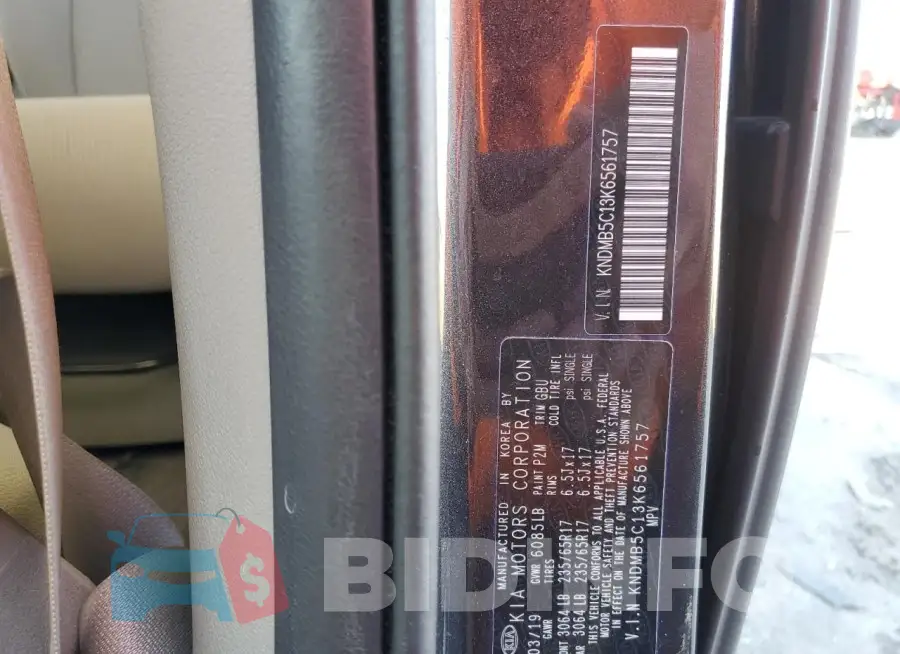 KNDMB5C13K6561757 Photo# 13