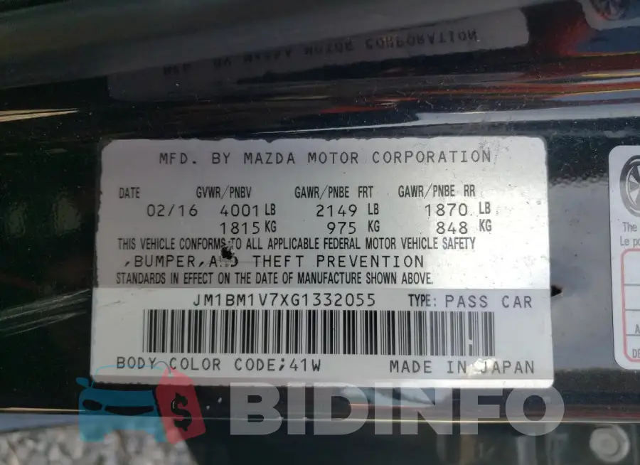 JM1BM1V7XG1332055 Photo# 13