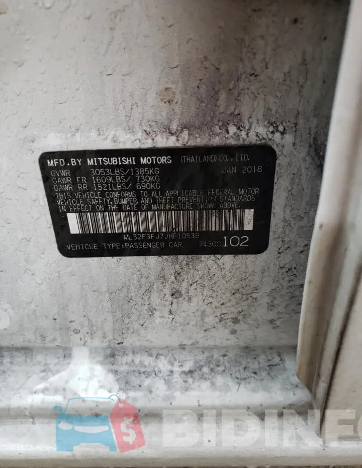 ML32F3FJ7JHF10539 Photo# 13