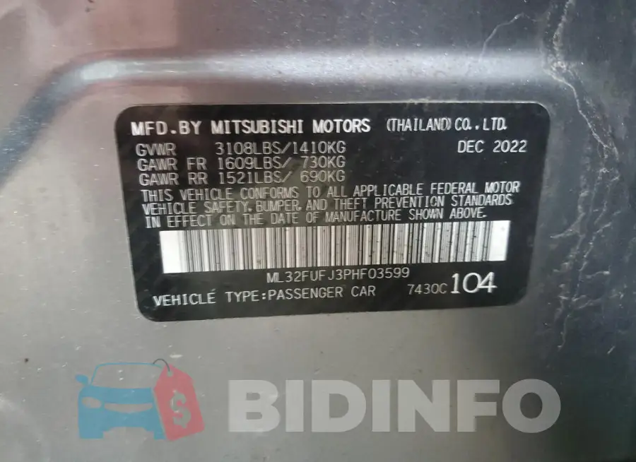 ML32FUFJ3PHF03599 Photo# 12