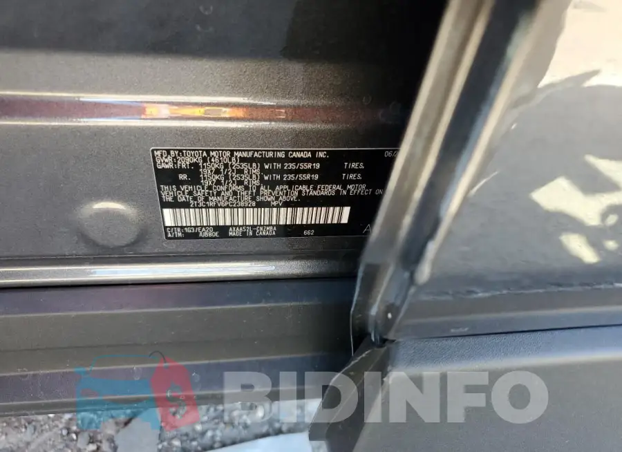 2T3C1RFV6PC238928 Photo# 12