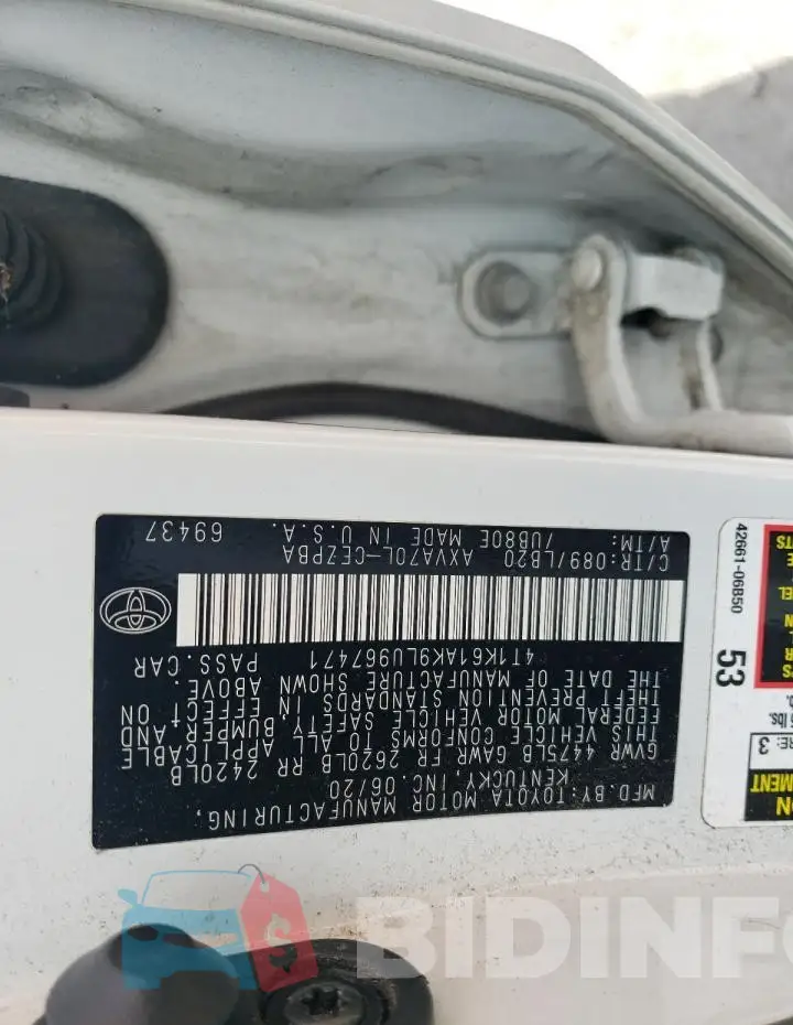 4T1K61AK9LU967471 Photo# 13