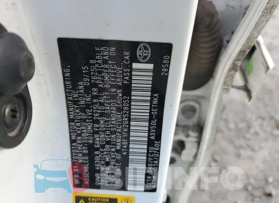 4T4BF1FK2GR528052 Photo# 12