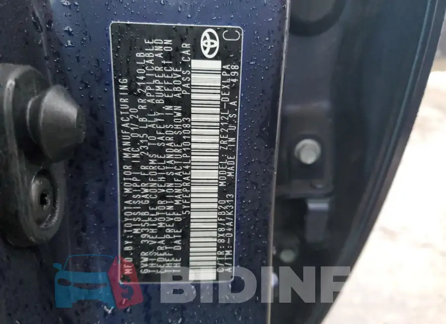 5YFEPRAE4LP101083 Photo# 13