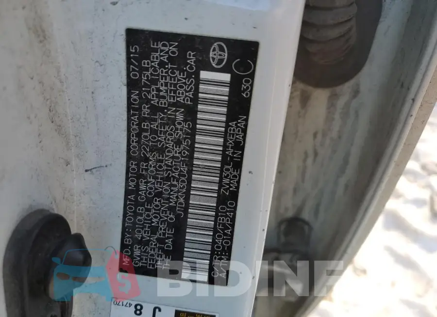 JTDKN3DU4F1975175 Photo# 12