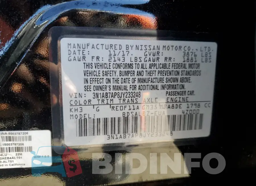 3N1AB7AP8JY233248 Photo# 12