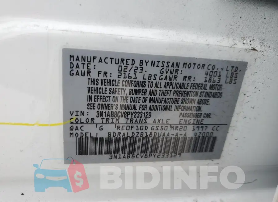 3N1AB8CV8PY233129 Photo# 12