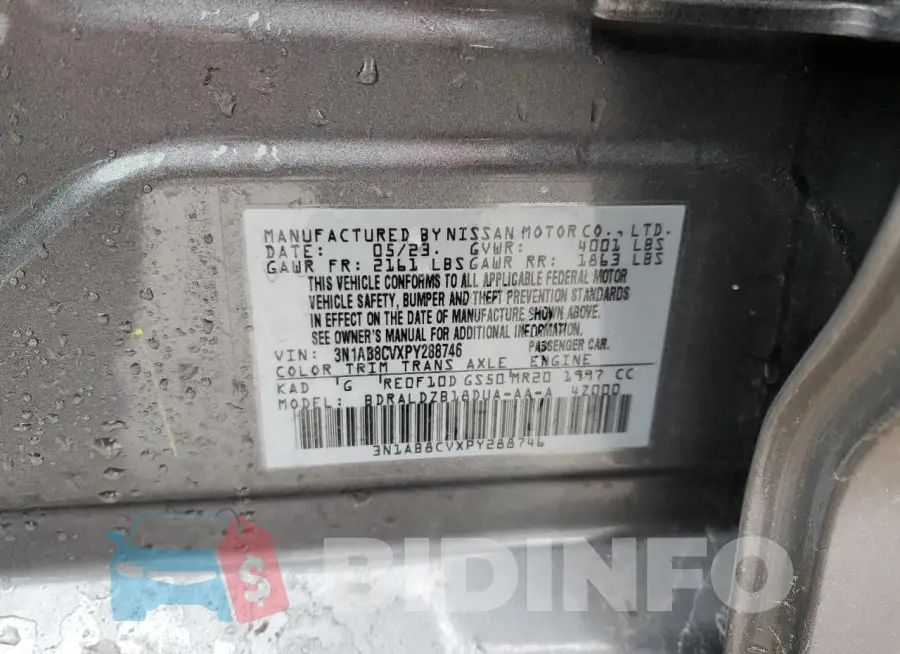 3N1AB8CVXPY288746 Photo# 12