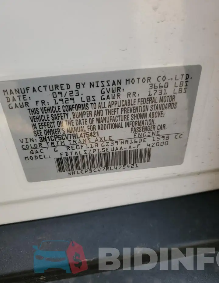 3N1CP5CV7RL475421 Photo# 13