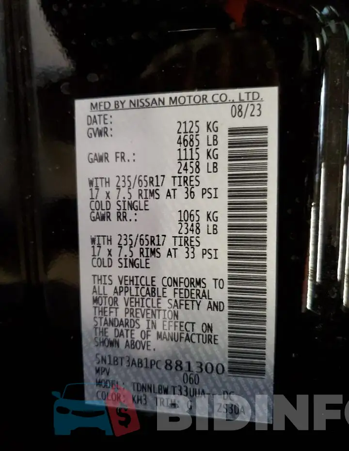 5N1BT3AB1PC881300 Photo# 13