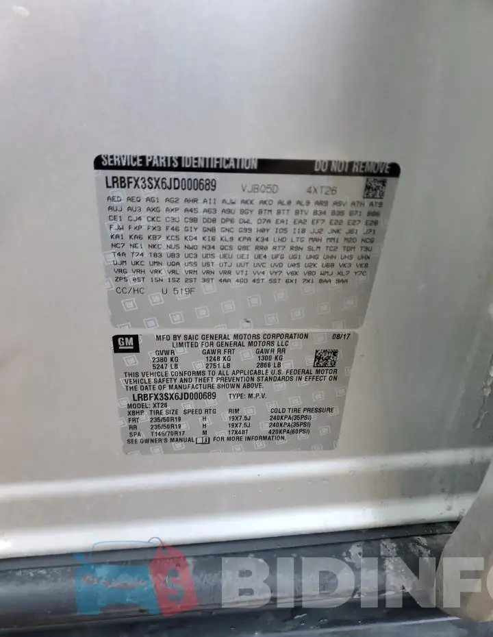 LRBFX3SX6JD000689 Photo# 12