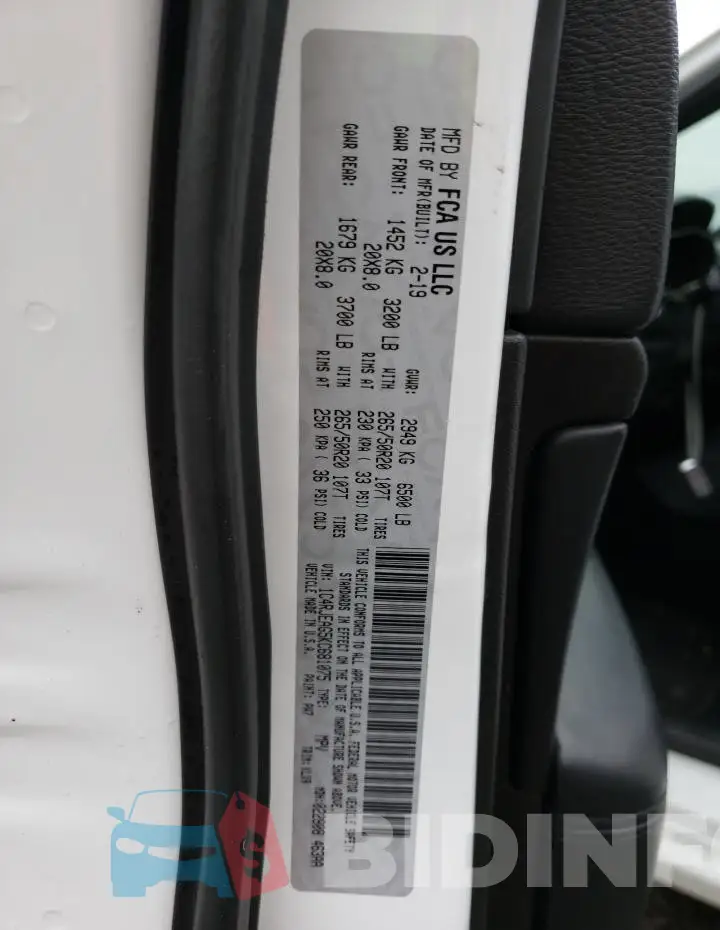 1C4RJEAG5KC681075 Photo# 13