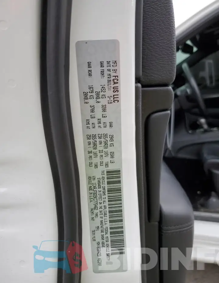 1C4RJFBG5KC775462 Photo# 14