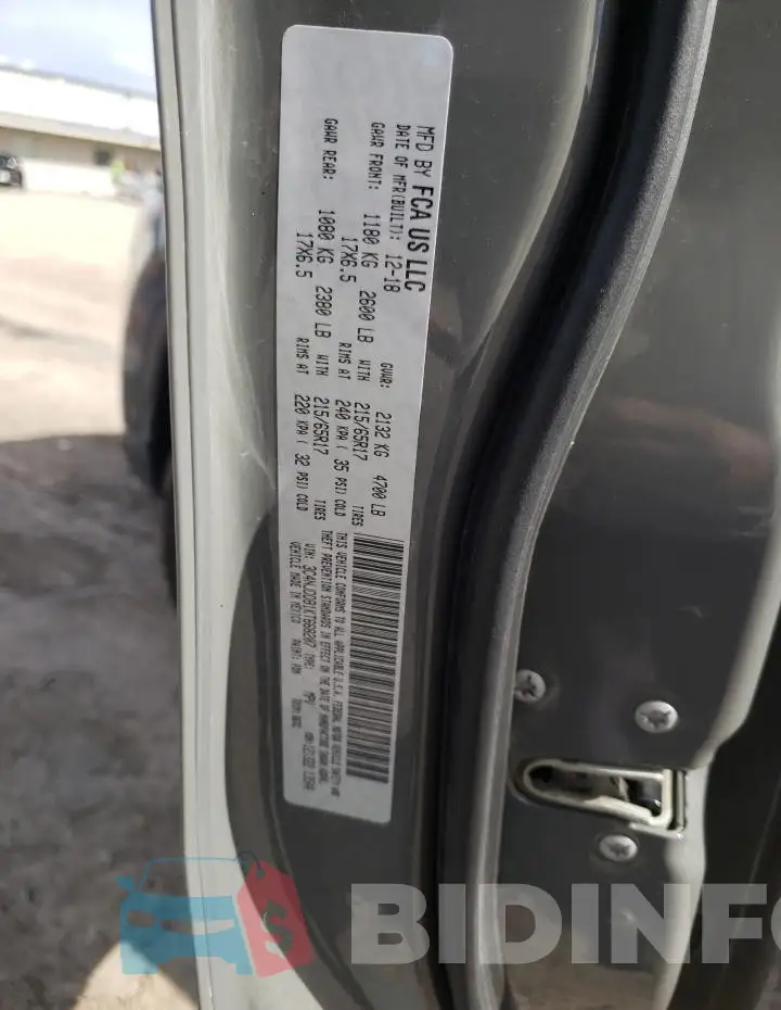 3C4NJDDB1KT668207 Photo# 13