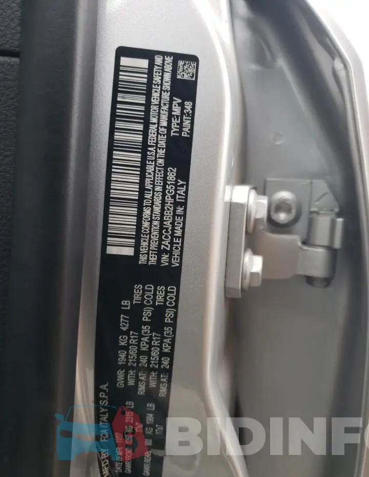 ZACCJABB2HPG51862 Photo# 13