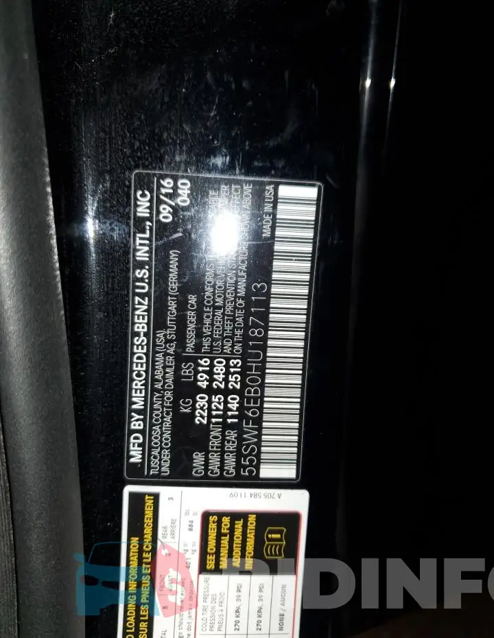 55SWF6EB0HU187113 Photo# 12