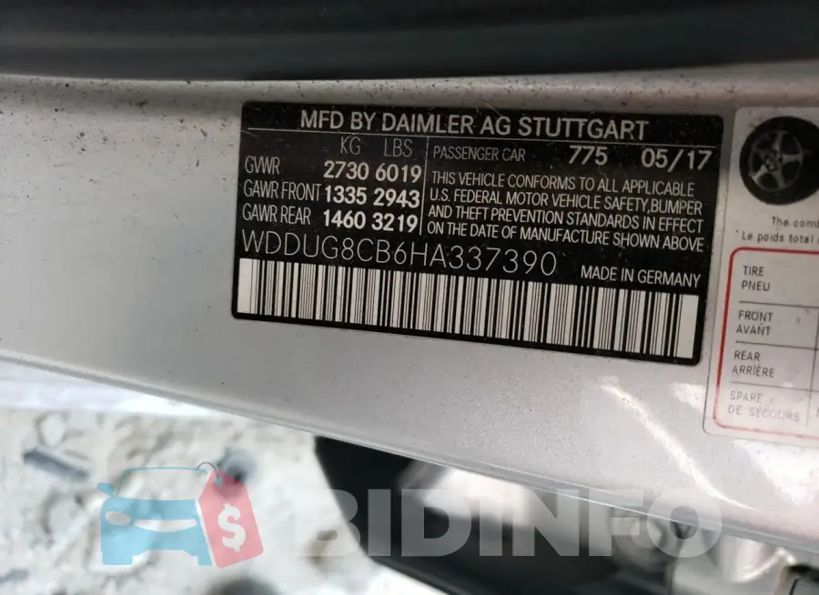 WDDUG8CB6HA337390 Photo# 13