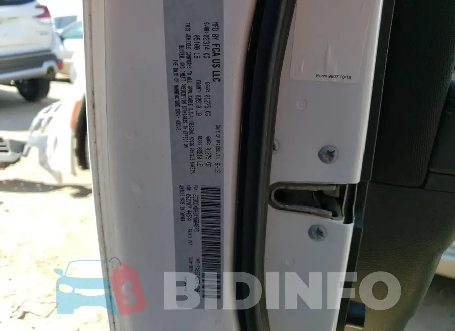 2C3CDXBG6KH664875 Photo# 12