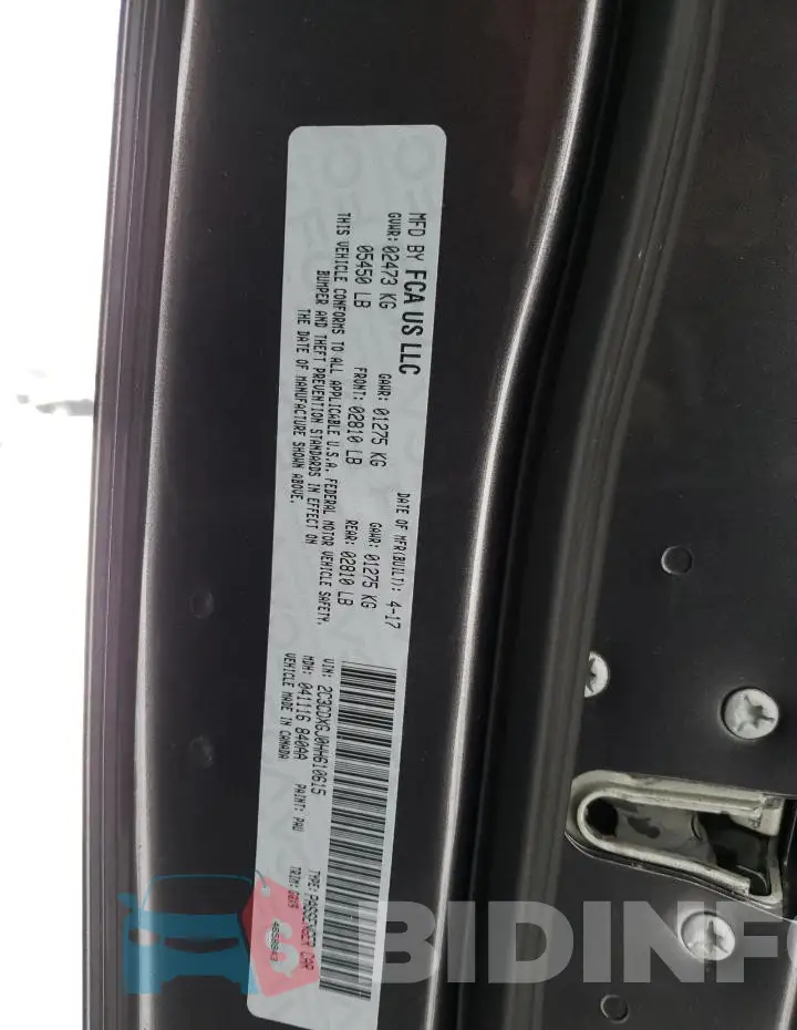 2C3CDXGJ0HH610615 Photo# 12