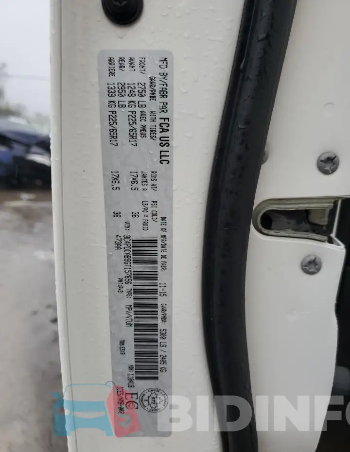 3C4PDCAB9GT157656 Photo# 13