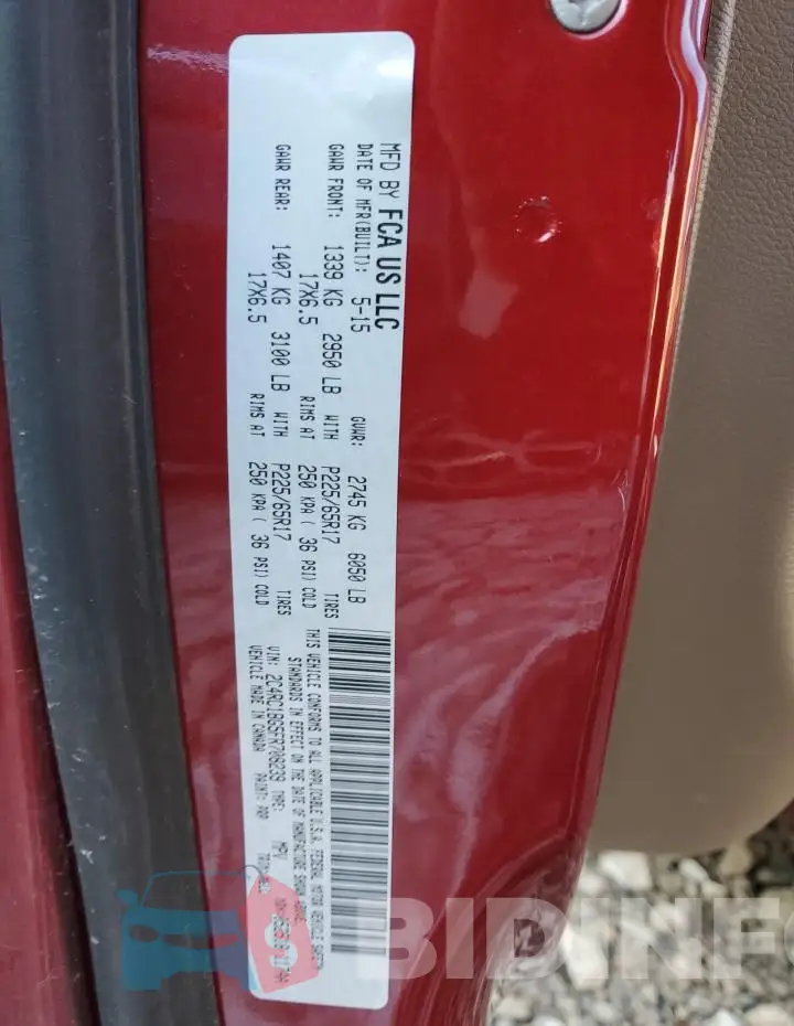 2C4RC1BG5FR708239 Photo# 13