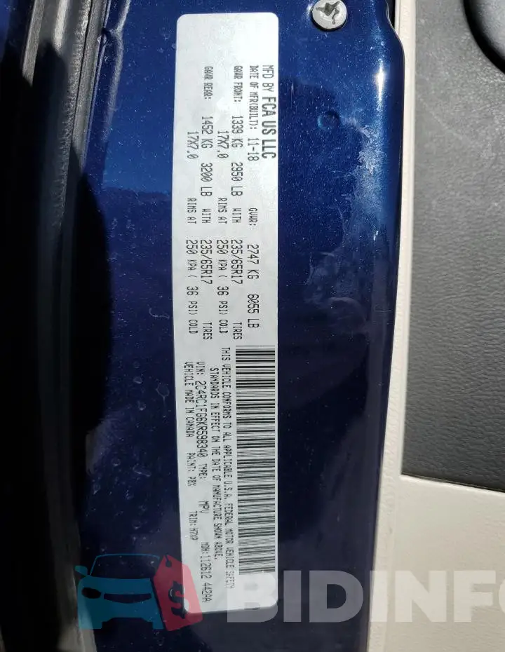 2C4RC1FG6KR598340 Photo# 13