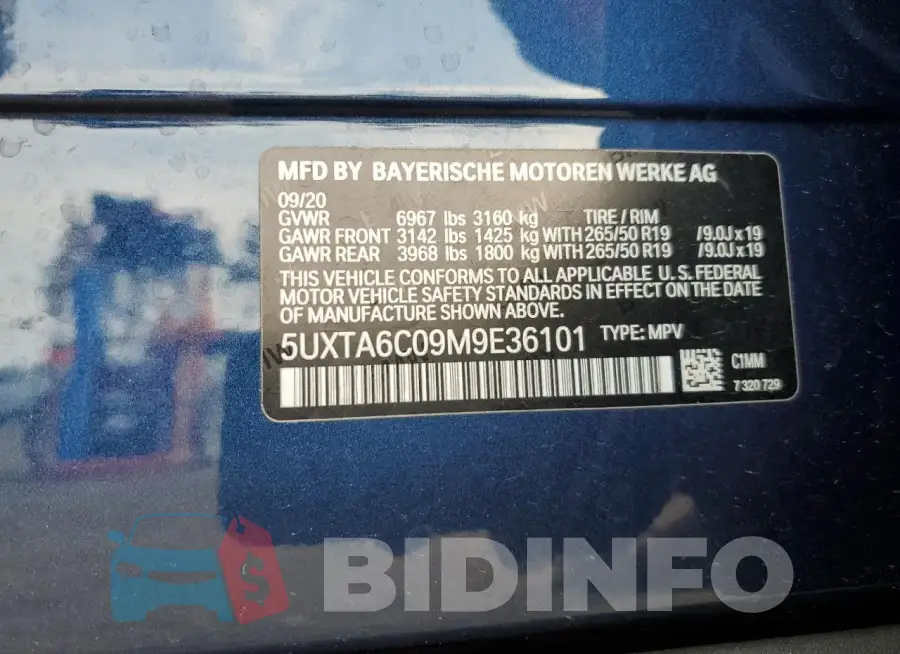 5UXTA6C09M9E36101 Photo# 13