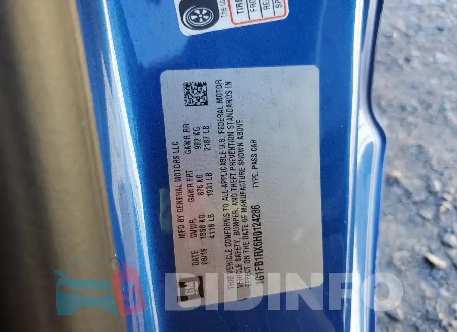 1G1FB1RX6H0124286 Photo# 12