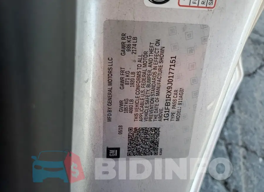 1G1FB1RX9J0177151 Photo# 12