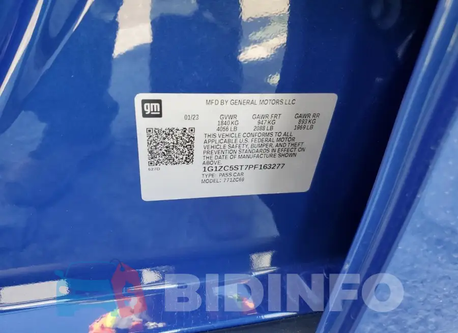 1G1ZC5ST7PF163277 Photo# 13