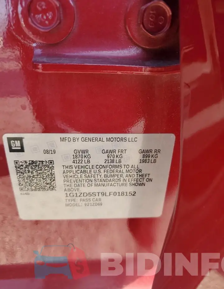 1G1ZD5ST9LF018152 Photo# 12