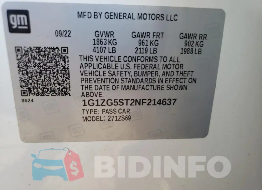 1G1ZG5ST2NF214637 Photo# 12