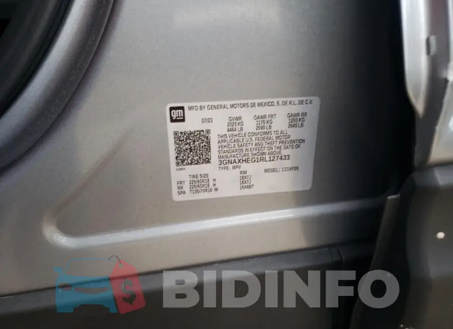 3GNAXHEG1RL127433 Photo# 13