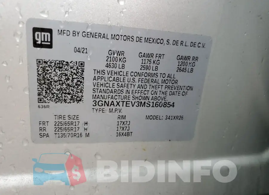 3GNAXTEV3MS160854 Photo# 13