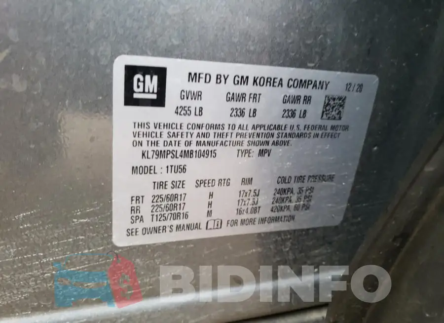 KL79MPSL4MB104915 Photo# 13