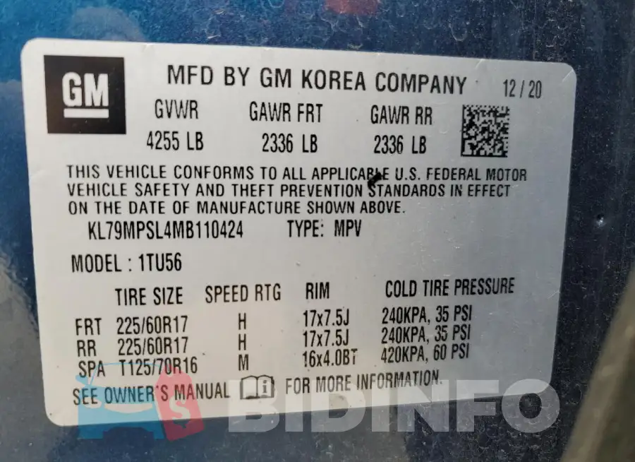 KL79MPSL4MB110424 Photo# 14