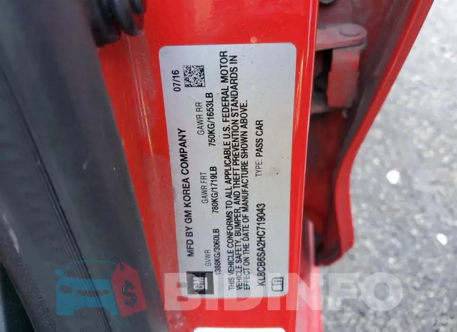 KL8CB6SA2HC719043 Photo# 12