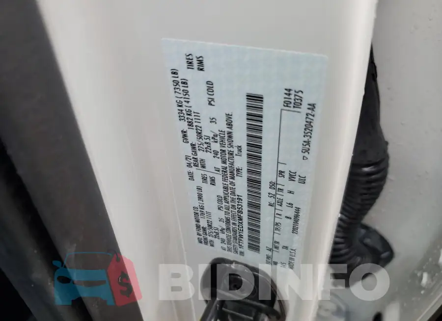1FTFW1EDXMFB53191 Photo# 12