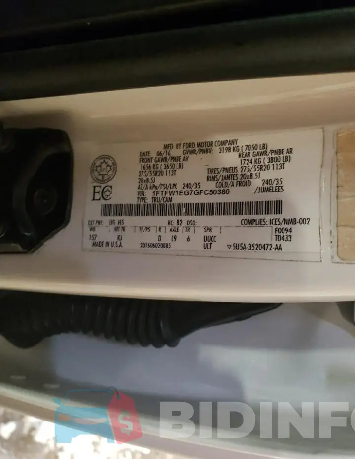 1FTFW1EG7GFC50380 Photo# 13