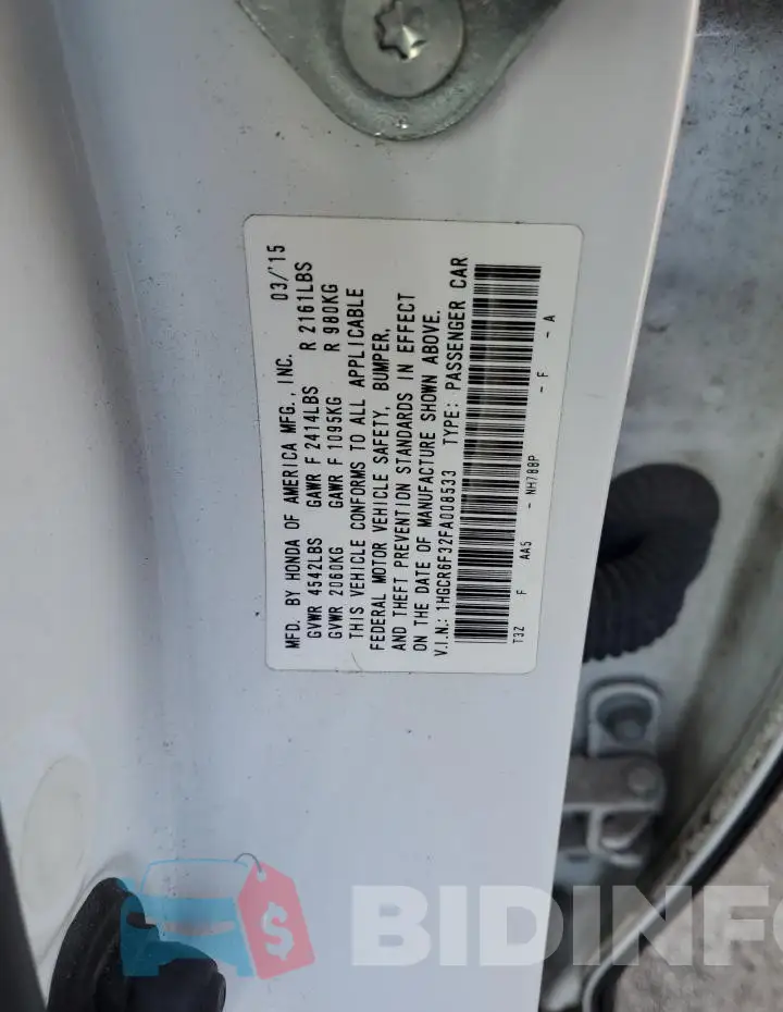 1HGCR6F32FA008533 Photo# 12