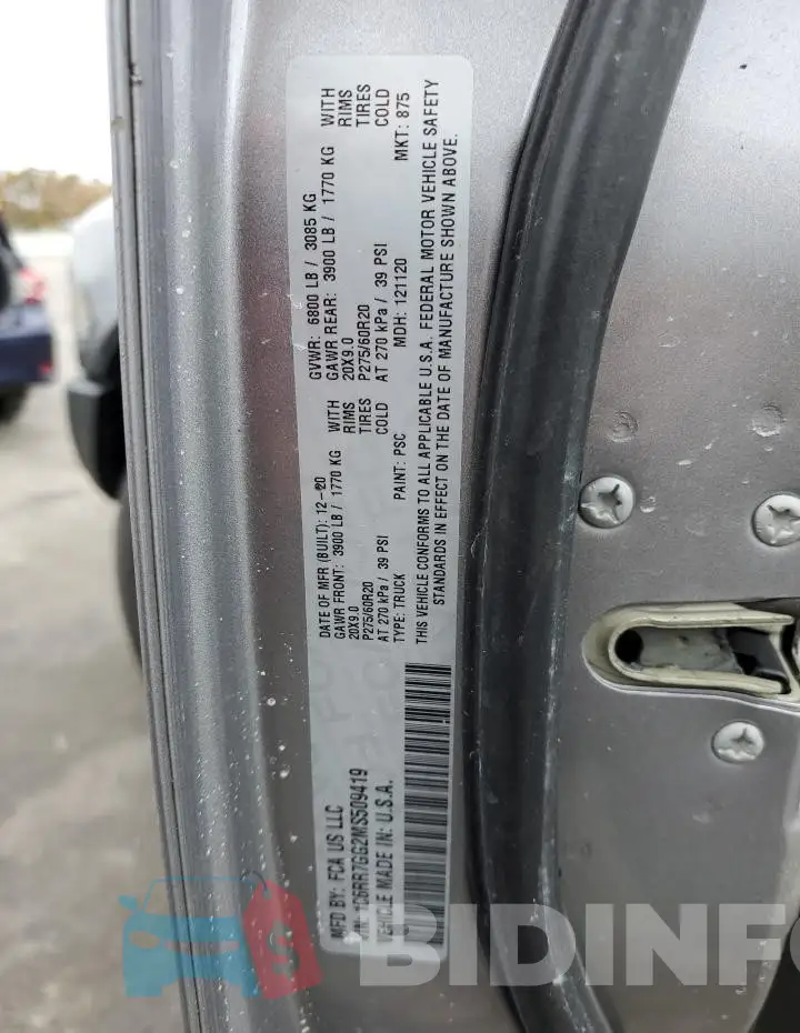 1C6RR7GG2MS509419 Photo# 12