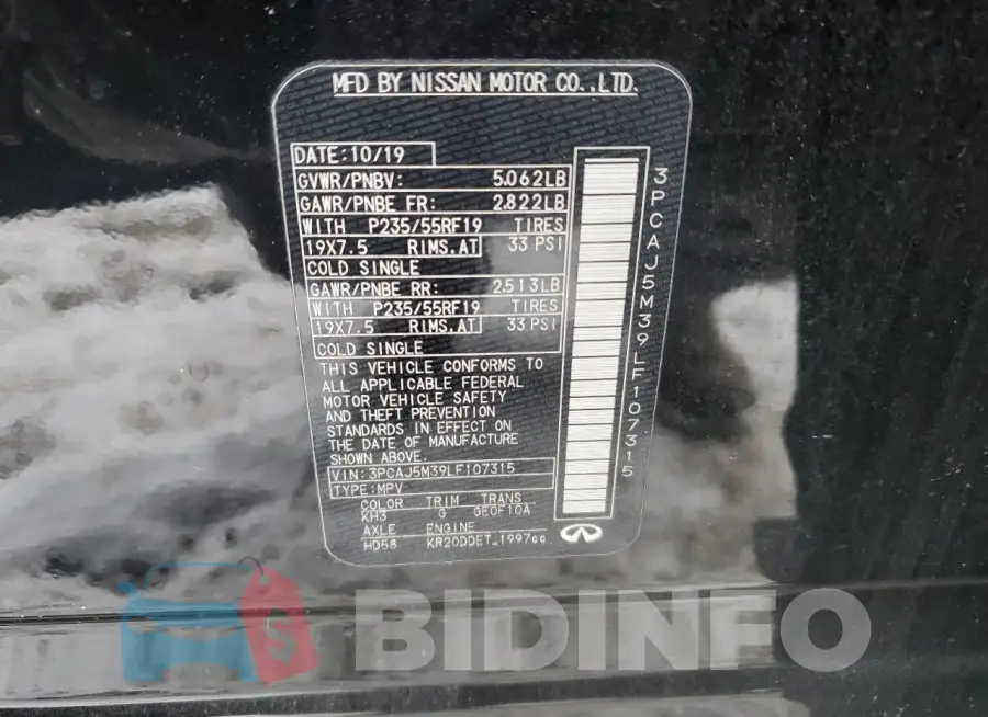3PCAJ5M39LF107315 Photo# 14
