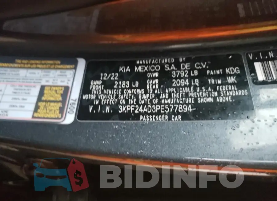 3KPF24AD3PE577894 Photo# 12